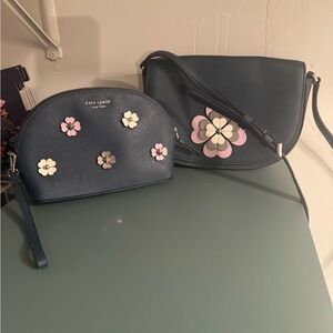 Kate spade Crosbody bag and pouch.